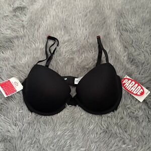 Parade‎ Light Push Up Underwire Bra Black Size Medium - 34B 32C NEW